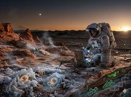 Космические микробы выживают на Марсе и Луне, но становятся опаснее для иммунитета человека — показало исследование